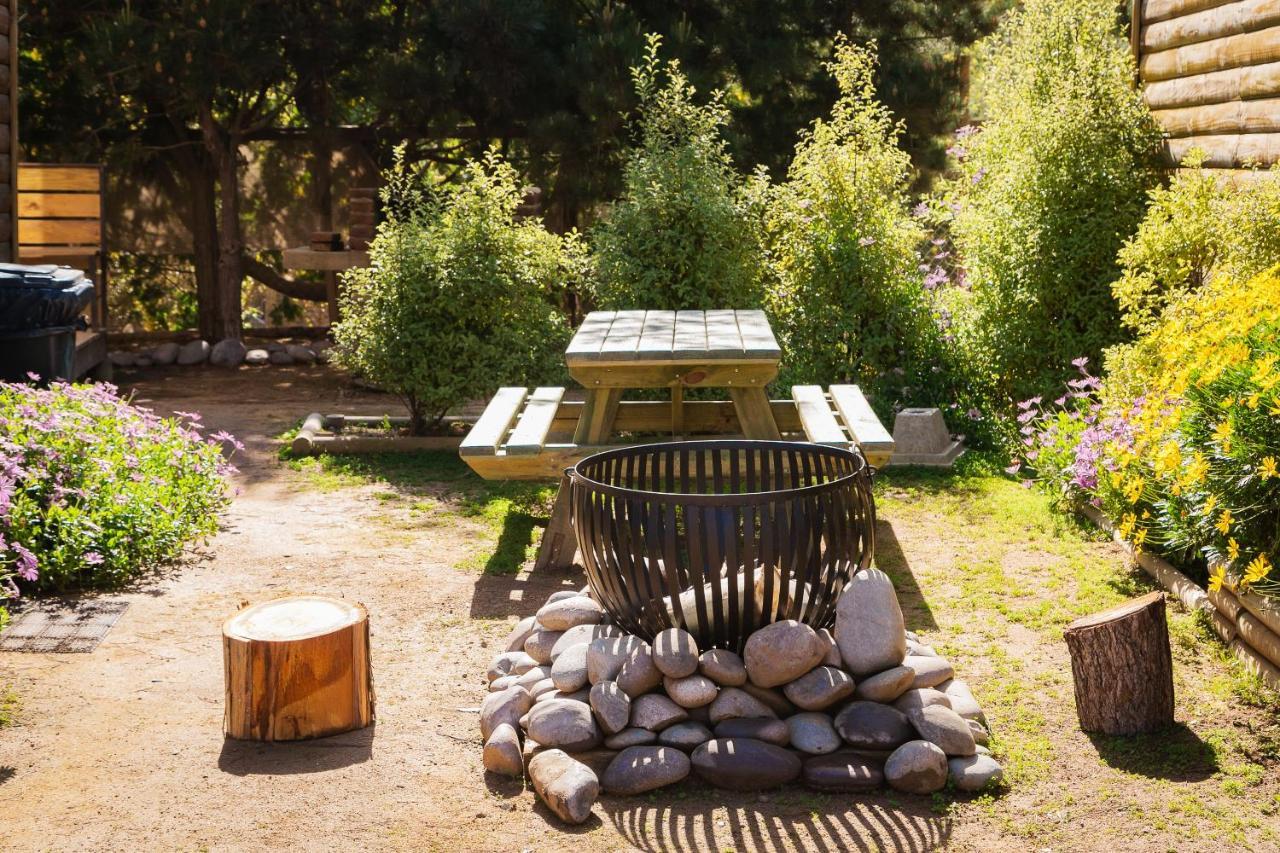 Cabaña en Tunquén, bosque, piscina y vista al mar Extérieur photo